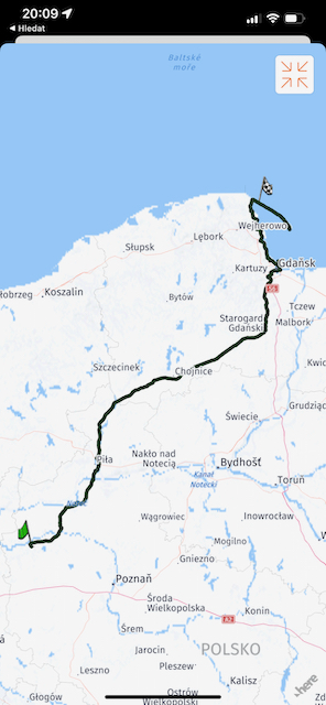 Scenic - mapa