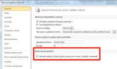 Outlook – chybová hláška